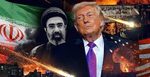 Iran dựng cảnh Trump sau song sắt